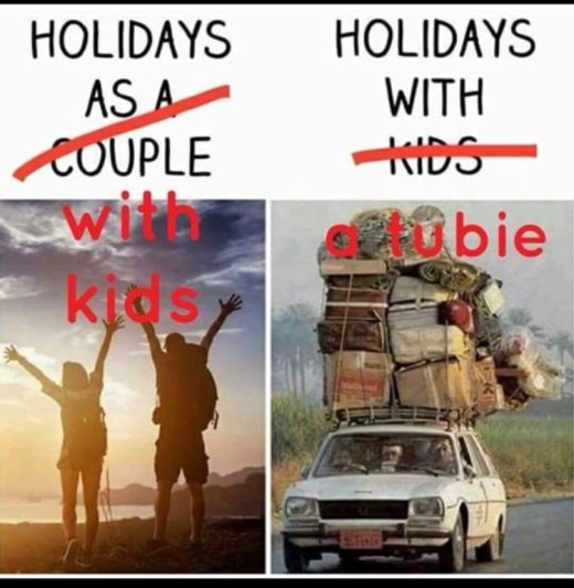 Holidays with a tubie